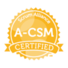 A-CSM Certification Badge