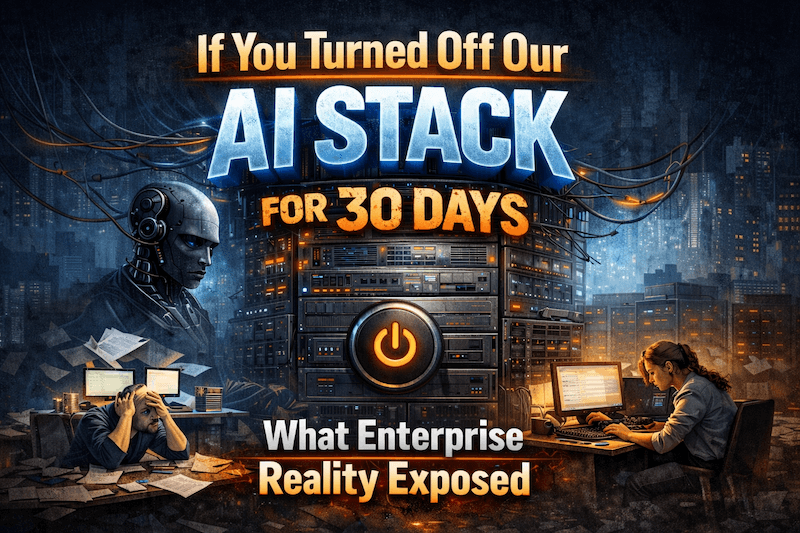 If you turned off AI stack for 30 days